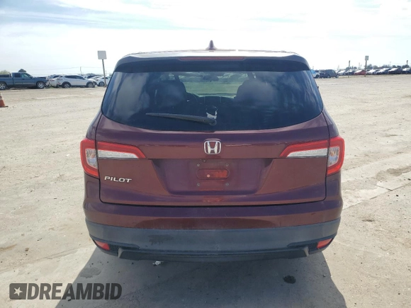 2019 Honda Pilot LX with VIN 5FNYF5H16KB031060, listed as a Copart auction lot 50821515 with 164,706 mi miles and Salvage Title. Bid and sale history available at DreamBid. Image 6.