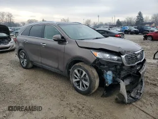 2019 Kia Sorento EX with VIN 5XYPH4A54KG499018, listed as a Copart auction lot 46420925 with 28,271 mi miles and Salvage Title. Bid and sale history available at carsss.com. Image 4.