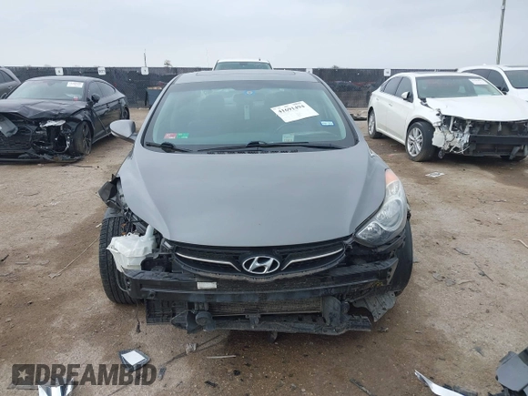 2013 Hyundai Elantra Limited with VIN 5NPDH4AEXDH451649, listed as a IAAI auction lot 41691494 with 124,827 mi miles and . Bid and sale history available at DreamBid. Image 13.