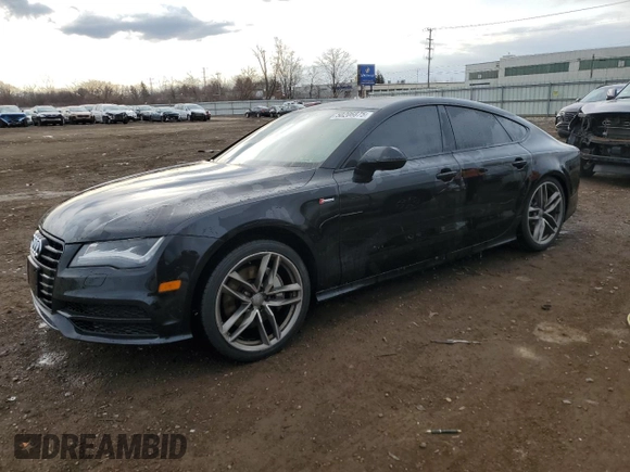 2015 Audi A7 3.0 Prestige with VIN WAU2GAFC4FN010213, listed as a Copart auction lot 50206875 with 183,105 mi miles and Salvage Title. Bid and sale history available at carsss.com. Image 1.