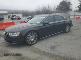 2015 Audi A8 L 3.0T with VIN WAU3GAFD3FN001094, listed as a Copart auction lot 49264345 with 87,184 mi miles and Salvage Title. Bid and sale history available at carsss.com. Image 1.