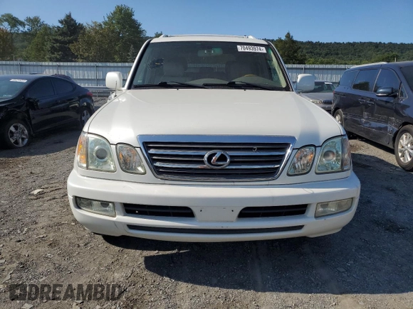 2004 Lexus LX 470 with VIN JTJHT00W243539249, listed as a Copart auction lot 70493974 with 181,155 mi miles and Clean Title. Bid and sale history available at DreamBid. Image 5.