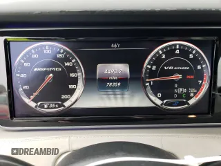 2015 Mercedes-Benz S-Class S 63 AMG with VIN WDDXJ7JB6FA009556, listed as a Copart auction lot 49070395 with 78,359 mi miles and Clean Title. Bid and sale history available at carsss.com. Image 9.