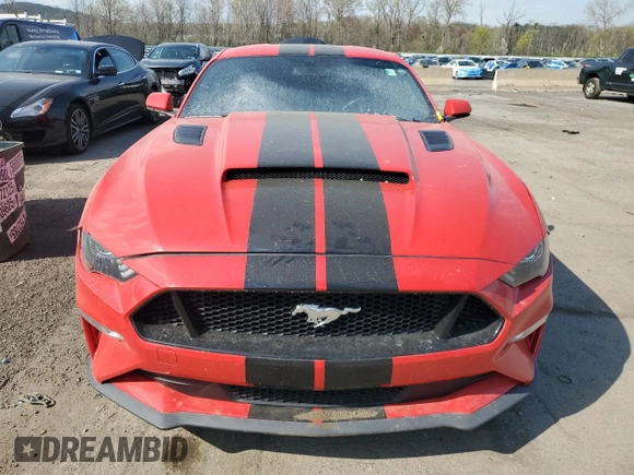 2019 Ford Mustang GT with VIN 1FA6P8CF9K5194625, listed as a Copart auction lot 53891025 with 24,931 mi miles and Salvage title. Bid and sale history available at DreamBid. Image 5.