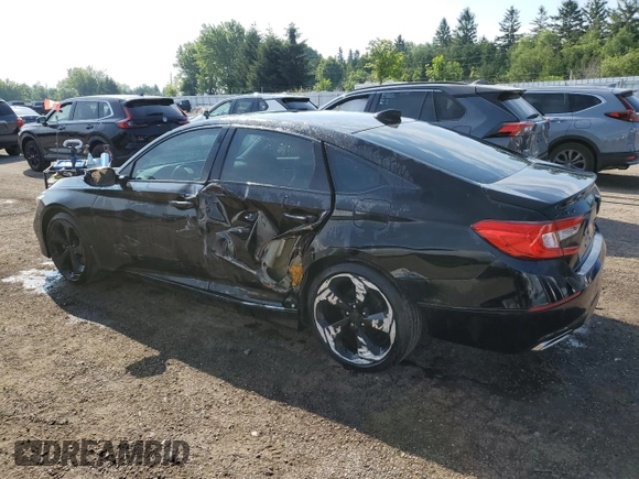 2019 Honda Accord Touring with VIN 1HGCV1F99KA805603, listed as a Copart auction lot 62812815 with 147,570 mi miles and Clean title. Bid and sale history available at DreamBid. Image 2.