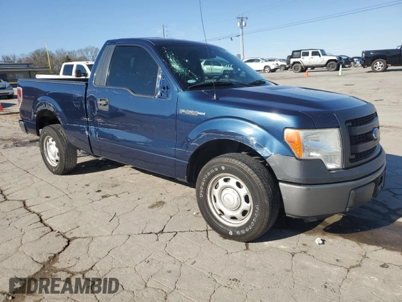 2013 Ford F-150 XL with VIN 1FTMF1CM9DKD34252, listed as a Copart auction lot 49175385 with 215,746 mi miles and Salvage Title. Bid and sale history available at carsss.com. Image 4.