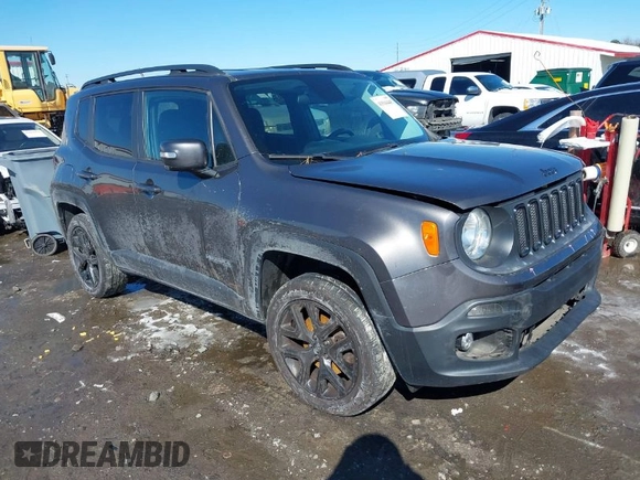 2017 Jeep Renegade Latitude with VIN ZACCJBBB7HPG48462, listed as a IAAI auction lot 41544445 with 94,594 mi miles. Bid and sale history available at carsss.com. Image 1.