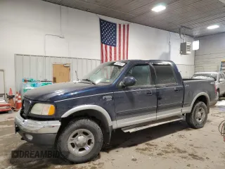2002 Ford F-150 XLT with VIN 1FTRW08L02KE06257, listed as a Copart auction lot 45004605 with 189,003 mi miles and Salvage Title. Bid and sale history available at carsss.com. Image 1.