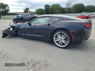 2018 Chevrolet Corvette 1LT with VIN 1G1YB2D79J5101065, listed as a Copart auction lot 62185325 with 58,657 mi miles and Salvage title. Bid and sale history available at DreamBid. Image 2.
