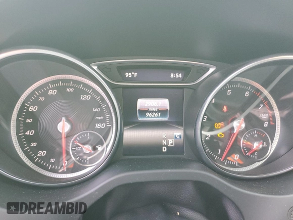 2018 Mercedes-Benz CLA 250 with VIN WDDSJ4GBXJN639792, listed as a Copart auction lot 62102235 with 96,261 mi miles and Salvage title. Bid and sale history available at DreamBid. Image 9.
