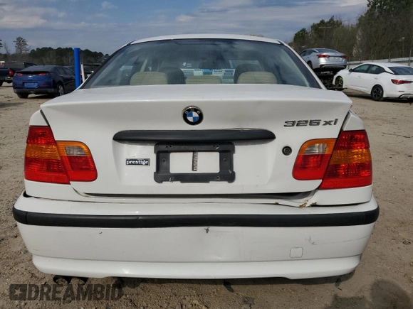 2004 BMW 3 Series 325xi with VIN WBAEU334X4PR14034, listed as a Copart auction lot 50216665 with 93,387 mi miles and Salvage title. Bid and sale history available at DreamBid. Image 6.