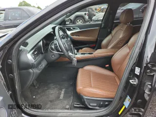 2021 Genesis G70 2.0T with VIN KMTG34LA7MU072394, listed as a Copart auction lot 62908715 with 44,104 mi miles and Salvage title. Bid and sale history available at DreamBid. Image 7.