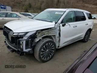 2023 Hyundai Palisade Calligraphy z VIN KM8R7DGE2PU512935, wystawiony jako Copart lot #47545405 z przebiegiem 47 799 mil mil oraz Szkoda całkowita • Salvage title. Historia ofert i sprzedaży dostępna na DreamBid. Obrazek 1.