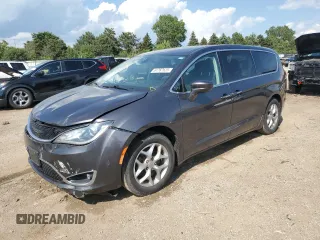 2018 Chrysler Pacifica Touring Plus with VIN 2C4RC1FG8JR365588, listed as a Copart auction lot 61787625 with 98,316 mi miles and Salvage title. Bid and sale history available at DreamBid. Image 1.