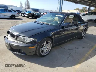 2006 BMW 3 Series 330Ci with VIN WBABW53496PZ40295, listed as a Copart auction lot 45374325 with 116,923 mi miles and Salvage Title. Bid and sale history available at carsss.com. Image 1.