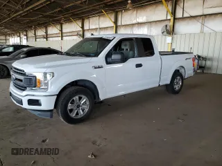2020 Ford F-150 XL with VIN 1FTEX1CB7LKD45412, listed as a Copart auction lot 56198045 with 51,161 mi miles and Salvage title. Bid and sale history available at DreamBid. Image 1.