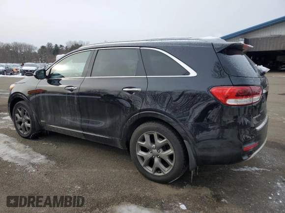 2016 Kia Sorento SXL z VIN 5XYPKDA15GG038139, wystawiony jako Copart lot #44463035 z przebiegiem 111 486 mil mil oraz Szkoda całkowita • Salvage title. Historia ofert i sprzedaży dostępna na DreamBid. Obrazek 2.