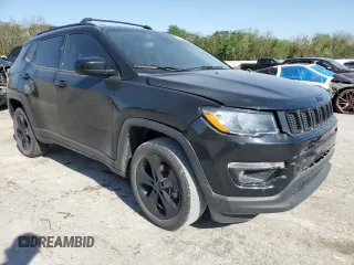 2021 Jeep Compass Altitude with VIN 3C4NJDBB5MT589662, listed as a Copart auction lot 52500255 with Not provided miles and Salvage title. Bid and sale history available at DreamBid. Image 4.