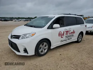 2019 Toyota Sienna LE Auto Access Seat with VIN 5TDKZ3DC9KS977464, listed as a Copart auction lot 54574395 with 111,346 mi miles and Salvage Title. Bid and sale history available at DreamBid. Image 1.