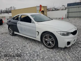 2016 BMW 4 Series 435i xDrive with VIN WBA3R5C55GK373361, listed as a Copart auction lot 85918674 with Not provided miles and Salvage title. Bid and sale history available at DreamBid. Image 4.