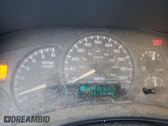 2002 GMC Yukon SLT z VIN 1GKEC13Z22R145492, wystawiony jako Copart lot #89299605 z przebiegiem 98 139 mil mil oraz Nie do naprawy • Non repairable. Historia ofert i sprzedaży dostępna na DreamBid. Obrazek 9.
