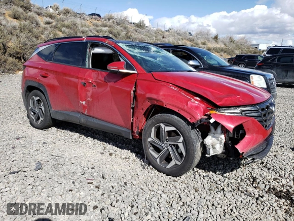 2022 Hyundai Tucson Limited with VIN 5NMJECAE6NH111936, listed as a Copart auction lot 51534835 with 35,073 mi miles and Salvage Title. Bid and sale history available at carsss.com. Image 4.