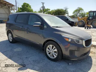 2017 Kia Sedona LX with VIN KNDMB5C14H6267194, listed as a Copart auction lot 52965895 with Not Provided miles and Clean Title. Bid and sale history available at carsss.com. Image 4.