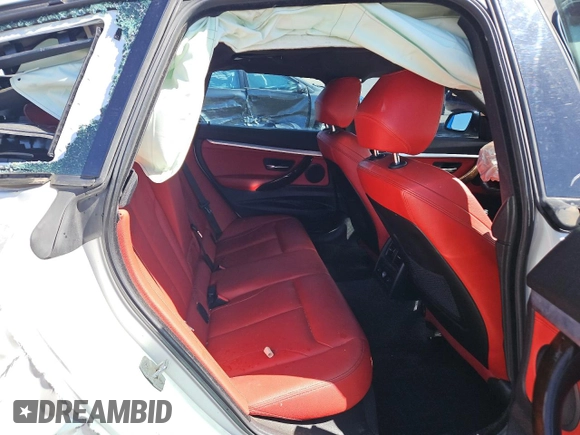 2015 BMW 3 Series GT 328i Gran Turismo xDrive with VIN WBA3X5C50FD560628, listed as a Copart auction lot 52111655 with Not Provided miles and Salvage Title. Bid and sale history available at DreamBid. Image 10.