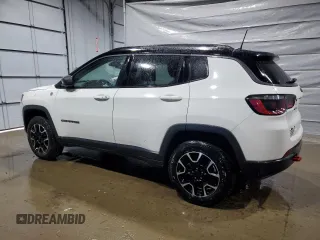2020 Jeep Compass Trailhawk с VIN 3C4NJDDB6LT244586, выставлен на аукционе Copart как лот 57128445 с пробегом 44 040 миль миль и Списание • Salvage title. История ставок и продаж доступна на DreamBid. Изображение 2.