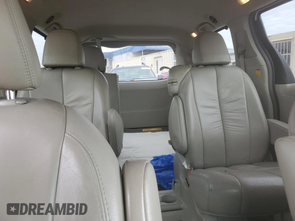 2011 Toyota Sienna XLE AAS with VIN 5TDYK3DC9BS120849, listed as a Copart auction lot 74142764 with 190,217 mi miles and Salvage Title. Bid and sale history available at carsss.com. Image 10.