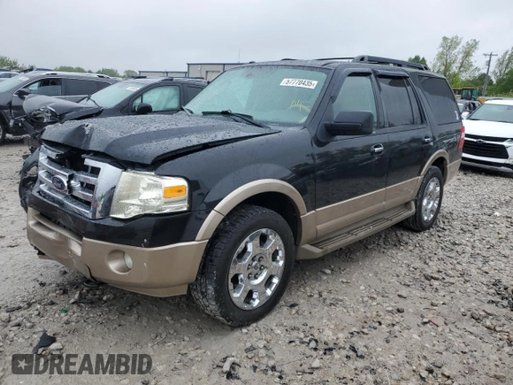 2014 Ford Expedition King Ranch with VIN 1FMJU1J50EEF45937, listed as a Copart auction lot 57770435 with 162,193 mi miles and Clean title. Bid and sale history available at DreamBid. Image 1.