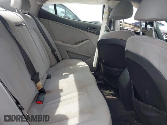 2011 Kia Optima LX with VIN KNAGM4A75B5054483, listed as a IAAI auction lot 41941704 with Not Provided miles and . Bid and sale history available at DreamBid. Image 8.