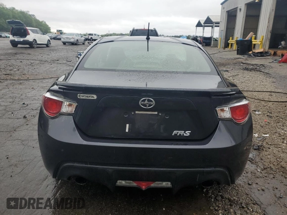 2013 Scion FR-S with VIN JF1ZNAA14D2725428, listed as a Copart auction lot 51901845 with 150,460 mi miles and Salvage Title. Bid and sale history available at carsss.com. Image 6.