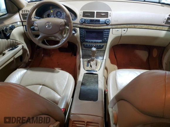 2007 Mercedes-Benz E-Class 3.5L with VIN WDBUF87X27X222427, listed as a Copart auction lot 85656954 with 170,647 mi miles and Salvage Title. Bid and sale history available at carsss.com. Image 8.