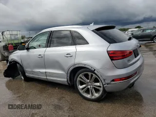 2015 Audi Q3 Prestige with VIN WA1GFCFS7FR012524, listed as a Copart auction lot 72800324 with 131,261 mi miles and Salvage title. Bid and sale history available at DreamBid. Image 2.