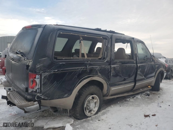 2002 Ford Excursion Limited with VIN 1FMSU43FX2ED37071, listed as a Copart auction lot 87668565 with NaN miles and Salvage Title. Bid and sale history available at carsss.com. Image 3.