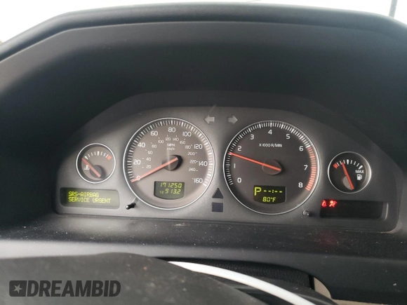 2006 Volvo S60 2.5L Turbo with VIN YV1RS592762555327, listed as a Copart auction lot 71220294 with 171,250 mi miles and Salvage Title. Bid and sale history available at carsss.com. Image 9.