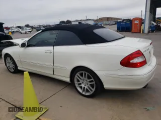 2008 Mercedes-Benz CLK 350 with VIN WDBTK56F88F252456, listed as a Copart auction lot 72947024 with 96,756 mi miles and Salvage Title. Bid and sale history available at DreamBid. Image 2.