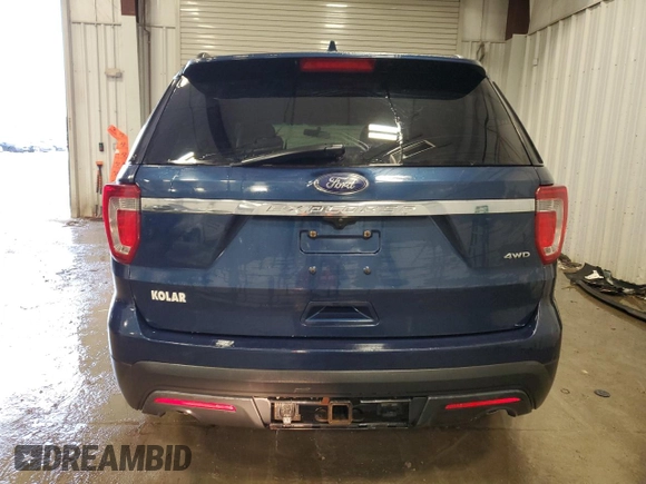 2017 Ford Explorer with VIN 1FM5K8B89HGA99496, listed as a Copart auction lot 43868005 with Not provided miles and Non repairable. Bid and sale history available at DreamBid. Image 6.