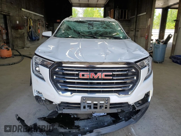 2022 GMC Terrain SLT with VIN 3GKALVEV0NL109666, listed as a Copart auction lot 57865495 with 75,738 mi miles and Salvage title. Bid and sale history available at DreamBid. Image 5.