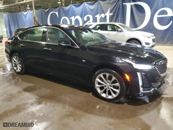 2023 Cadillac CT5 Premium Luxury with VIN 1G6DS5RK1P0129388, listed as a Copart auction lot 50503375 with 31,369 mi miles and Non Repairable. Bid and sale history available at carsss.com. Image 4.