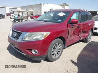 2016 Nissan Pathfinder SV with VIN 5N1AR2MN7GC613345, listed as a IAAI auction lot 41844224 with 116,782 mi miles. Bid and sale history available at carsss.com. Image 18.