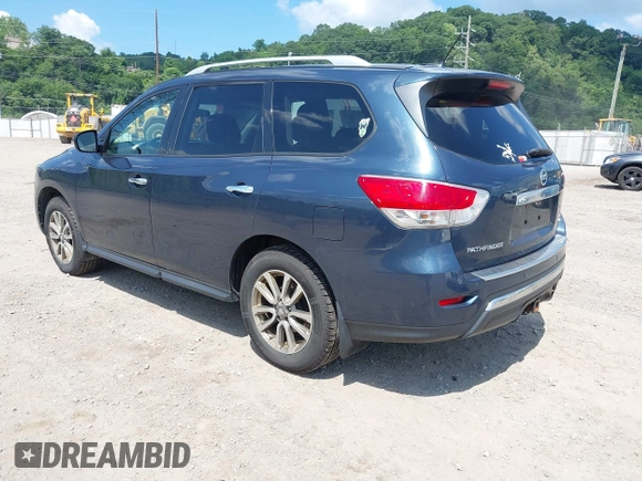 2014 Nissan Pathfinder S with VIN 5N1AR2MM4EC683874, listed as a IAAI auction lot 42663072 with 166,028 mi miles and . Bid and sale history available at DreamBid. Image 3.