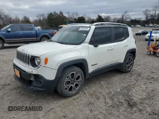 2016 Jeep Renegade Limited with VIN ZACCJADT5GPC84864, listed as a Copart auction lot 48073825 with 131,310 mi miles and Salvage Title. Bid and sale history available at DreamBid. Image 1.