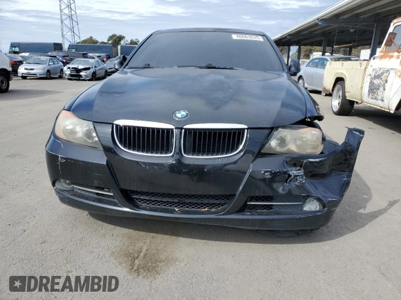 2008 BMW 3 Series 328i with VIN WBAVC53508F009577, listed as a Copart auction lot 46663635 with 138,355 mi miles and Salvage Title. Bid and sale history available at carsss.com. Image 5.