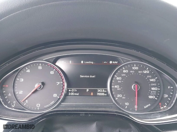 2014 Audi A8 L 4.0T with VIN WAUR2AFD6EN006040, listed as a IAAI auction lot 41408135 with 76,599 mi miles. Bid and sale history available at carsss.com. Image 7.