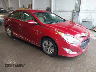 2015 Hyundai Sonata Hybrid Limited with VIN KMHEC4A44FA125717, listed as a IAAI auction lot 42017775 with 174,779 mi miles. Bid and sale history available at carsss.com. Image 1.