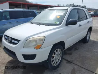 2009 Kia Sportage LX with VIN KNDJE723597560168, listed as a IAAI auction lot 41824779 with 110,386 mi miles. Bid and sale history available at carsss.com. Image 18.