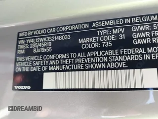 2025 Volvo V60 Plus z VIN YV4L12WK3S2148033, wystawiony jako IAAI lot #42389242 z przebiegiem 1 471 mil mil oraz . Historia ofert i sprzedaży dostępna na DreamBid. Obrazek 9.