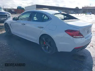 2019 Genesis G70 Dynamic with VIN KMTG34LE2KU032479, listed as a IAAI auction lot 41561604 with 68,098 mi miles and . Bid and sale history available at DreamBid. Image 3.